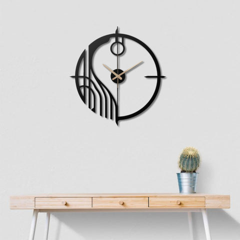 Minimalist Bedside Metal Wall Clock