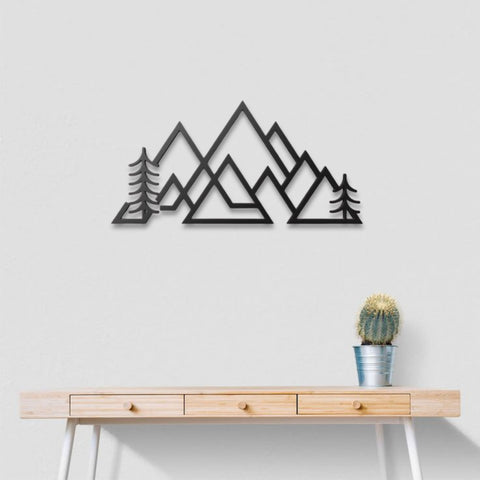 Mountain Metal Wall Art