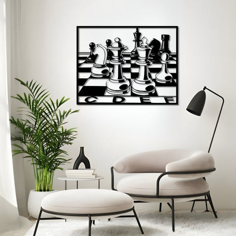 Contemporary Mid Century Modern Metal Wall Art