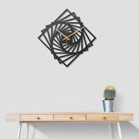 Contemporary Metal Wall Clock