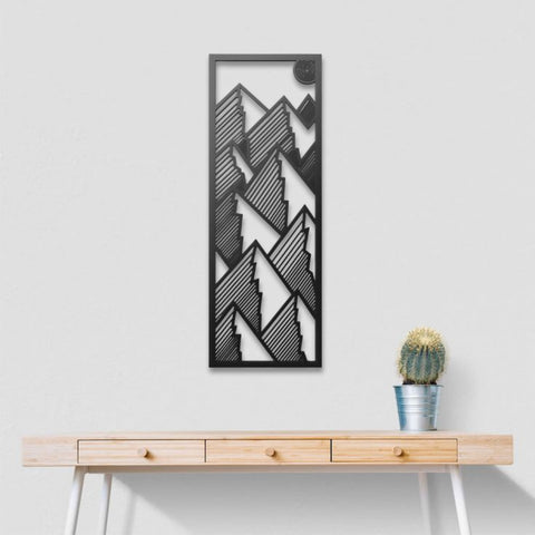 Mountain Ranges Metal Wall Art Decor