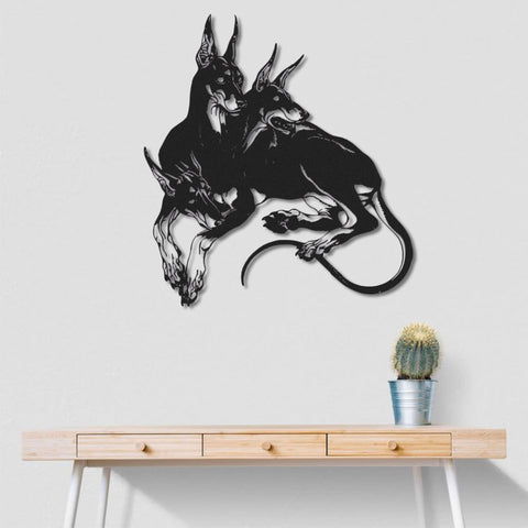 Cerberus Metal Wall Art
