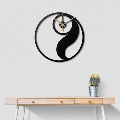 Modern Large Metal Wall Clock