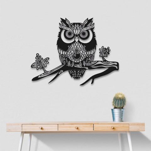 Owl Metal Wall Art