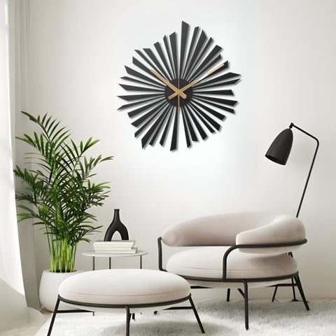 Spontaneous Metal Wall Clock