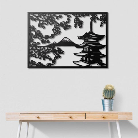 Fuji Mountain Metal Wall Art
