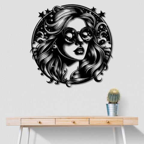 Celestial Beauty Metal Wall Art