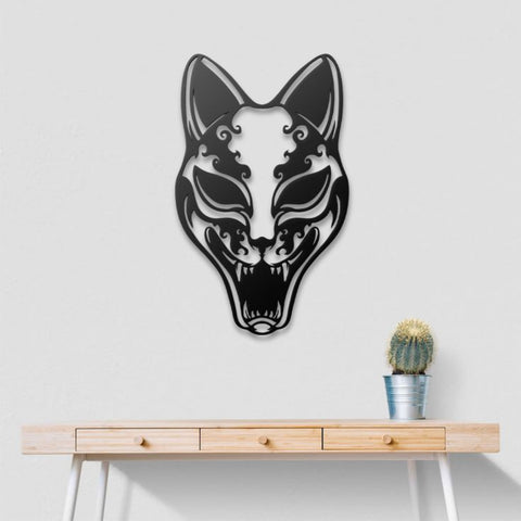 Japanese Samurai Warrior Metal Wall Art