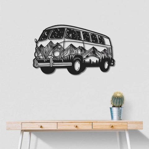 Roadtrip Van Metal Wall Art