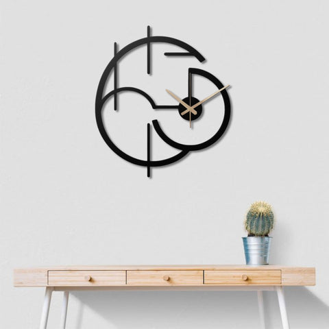Modern Minimalist Elegant Metal Wall Clock