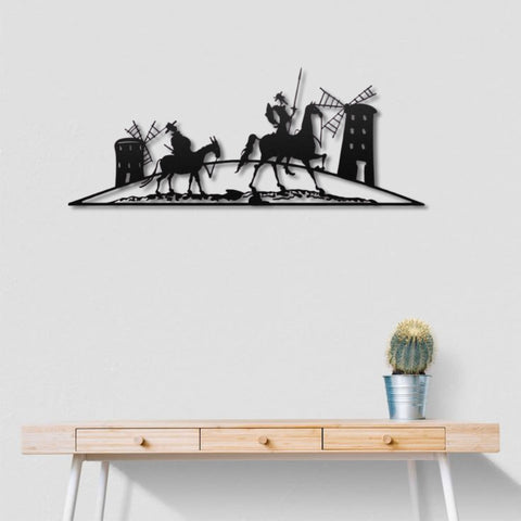Don Quixote Metal Wall Art Decor