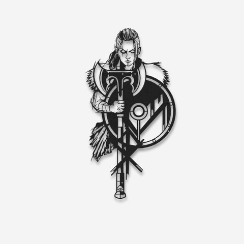 Valkyrie Viking Metal Wall Art Decor