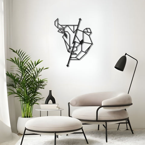 Bull and Bear Metal Wall Art