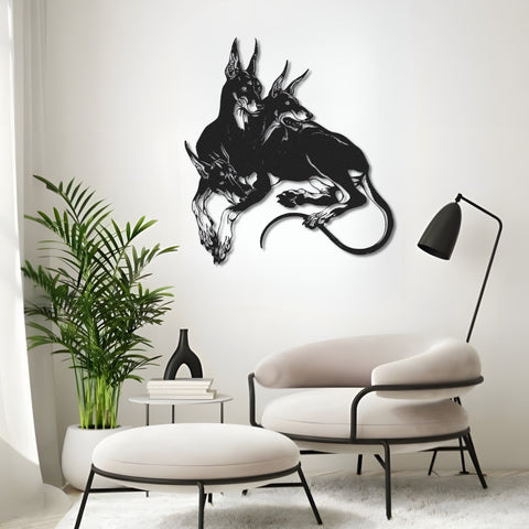 Cerberus Metal Wall Art