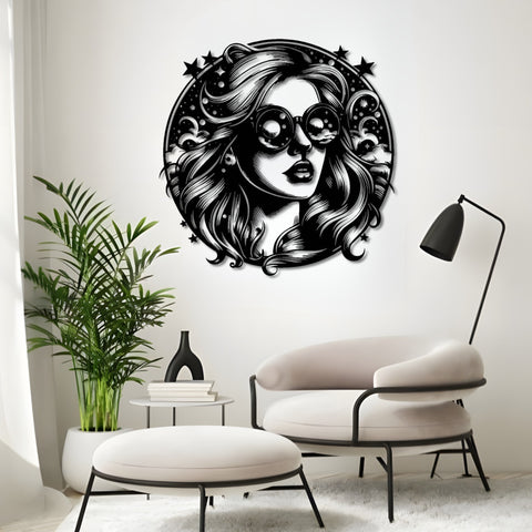 Celestial Beauty Metal Wall Art