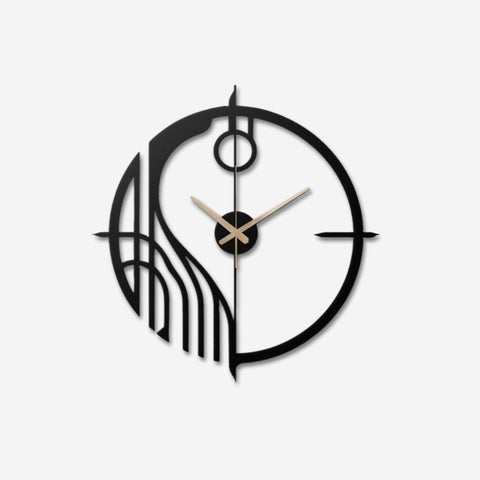 Minimalist Bedside Metal Wall Clock