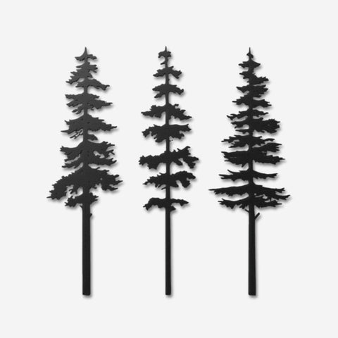 Forest Decor Pine Tree Metal Wall Art