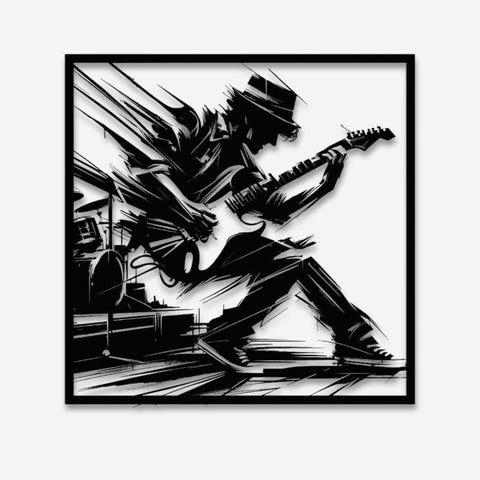 Guitar Solo Metal Wall Art