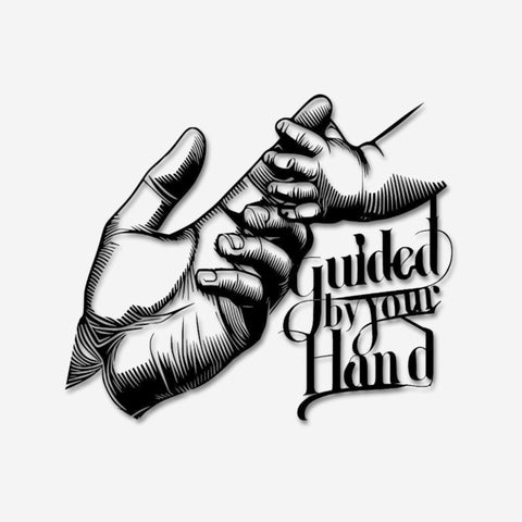 Father's Hand Metal Wall Art