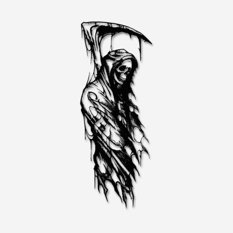 Gothic Reaper Metal Wall Art