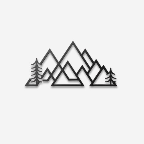 Mountain Metal Wall Art