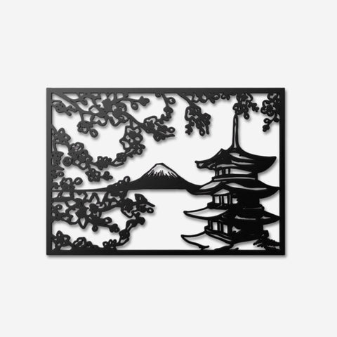 Fuji Mountain Metal Wall Art