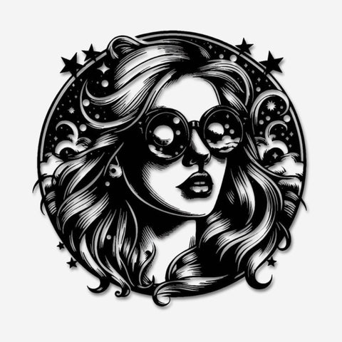 Celestial Beauty Metal Wall Art