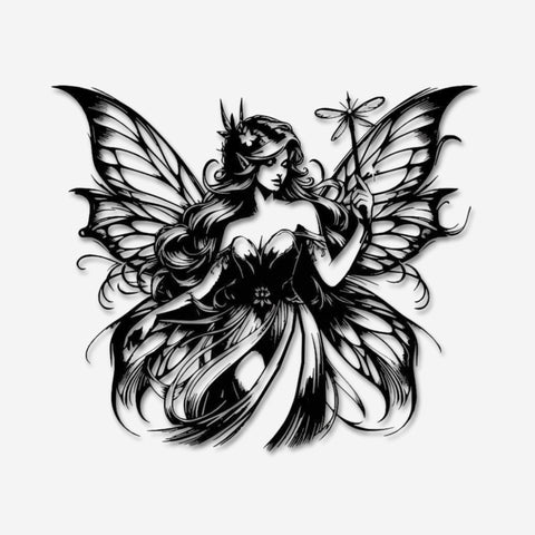 Enchanted Fairy Metal Wall Art