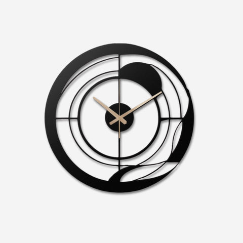Unique Minimalist Metal Wall Clock