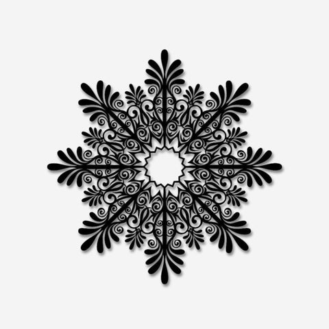 Snowflake Metal Wall Art