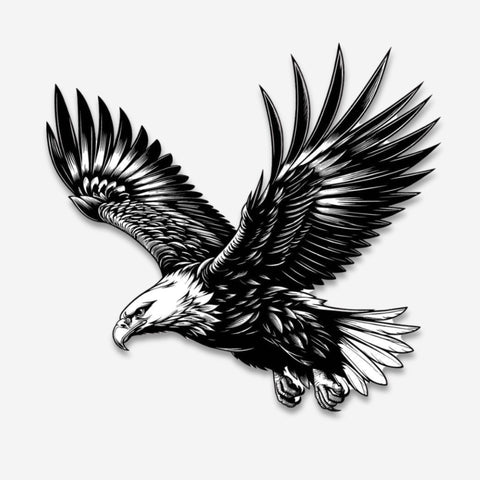 Majestic Eagle Metal Wall Art