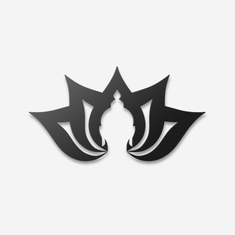 Lotus Buddha Metal Wall Art Decor