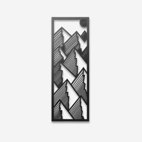 Mountain Ranges Metal Wall Art Decor
