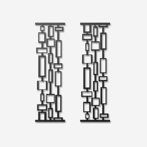 Mid Century Modern Metal Wall Art Decor