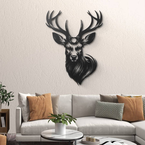 Majestic Deer Metal Wall Art