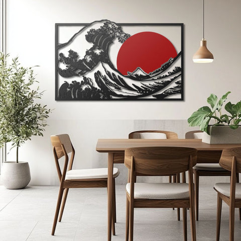 The Great Wave of Kanagawa Metal Wall Art