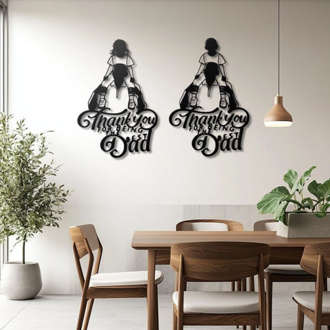 Father's Love Metal Wall Art