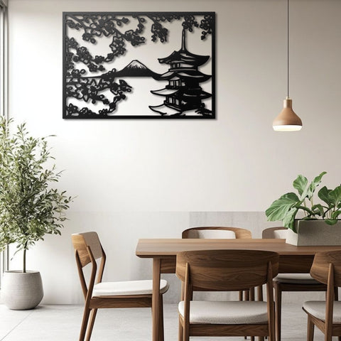 Fuji Mountain Metal Wall Art