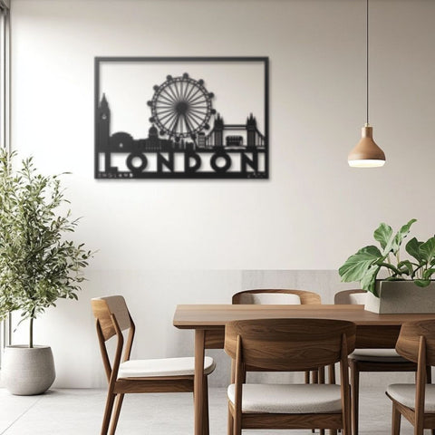 London City Metal Wall Art Decor