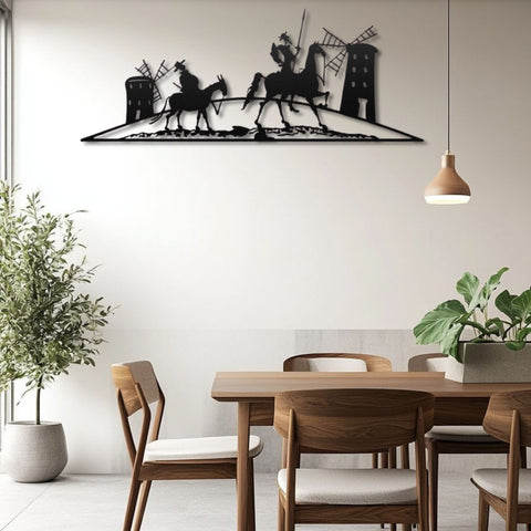 Don Quixote Metal Wall Art Decor