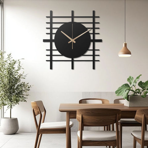 Unique Design Silent Metal Wall Clock