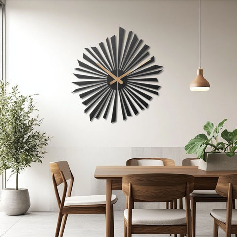 Spontaneous Metal Wall Clock