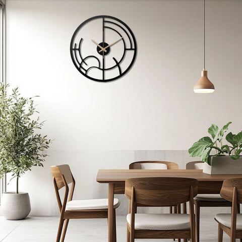 Modern Minimalist Metal Wall Clock