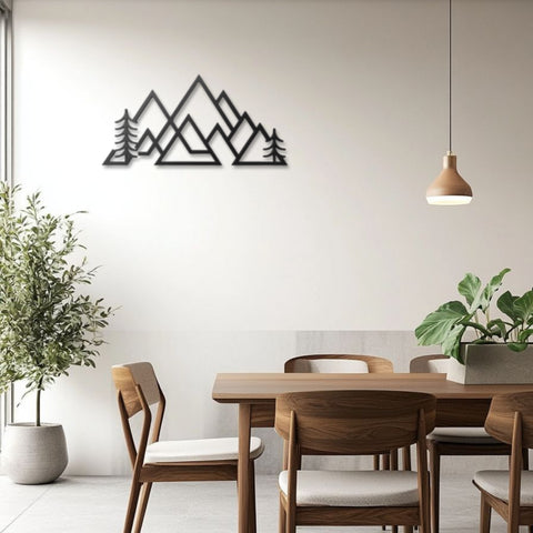 Mountain Metal Wall Art