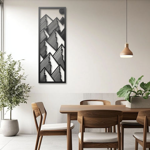 Mountain Ranges Metal Wall Art Decor