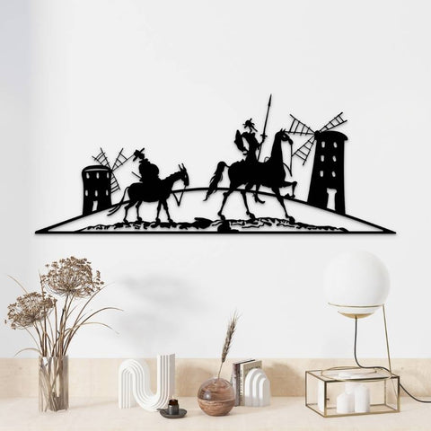 Don Quixote Metal Wall Art Decor