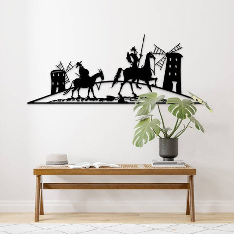 Don Quixote Metal Wall Art Decor