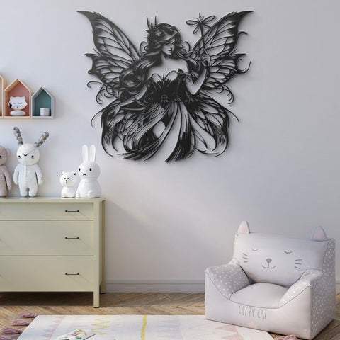 Enchanted Fairy Metal Wall Art