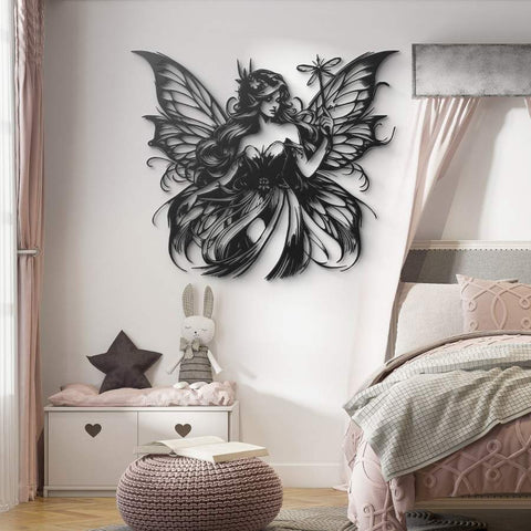 Enchanted Fairy Metal Wall Art