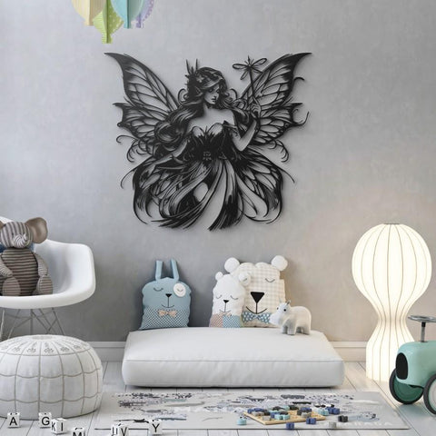 Enchanted Fairy Metal Wall Art